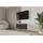 altdecor NOA-2 Lowboard 100 cm x 40 cm x 40 cm Schwarz Holzwerkstoff