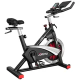 JOROTO Speedbike Ergometer Heimtrainer X2 & X2PRO mit multifunktionalem Display (Indoor Cycling Bike), Heimtrainer Fahrrad mit Kraftvoller Magnetbremse & Riemenantrieb