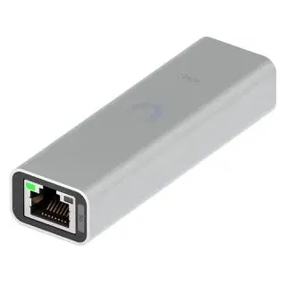 UBIQUITI networks Ubiquiti UACC-ADAPTER-RJ45-USBC-5GE RJ45 auf USB-C 1x Netzwerkadapter, Grau, Schwarz,