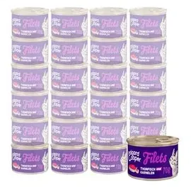 edgard & cooper® Wildfang-Thunfisch & Garnele 24 x 70 g