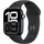 Apple Watch Series 10 GPS + Cellular 42 mm Aluminiumgehäuse diamantschwarz Sportarmband schwarz M/L