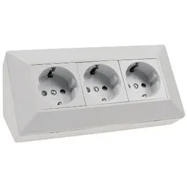 ChiliTec Mehrfachsteckdose 3-fach Weiß 1 St.
