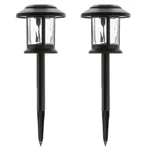 MARELIDA LED Solar Gartenleuchte 3in1 Laterne/Hängeleuchte/Wegleuchte H: 32cm 2er Set