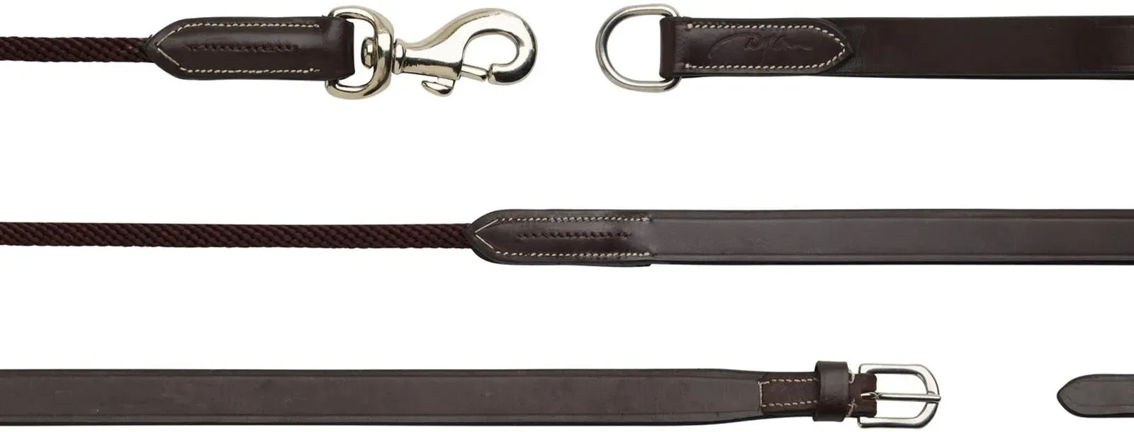 Dy'on Working Ausbindezügel Leder/Nylon 16 mm