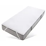 MY HOME Matratzenauflage wasserdicht 140 x 200 cm weiß