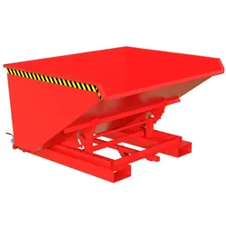 BAUER Südlohn Spänebehälter für Stapler S4A 900, Feuerrot