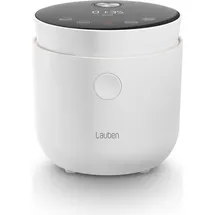 Lauben Low Sugar Rice Cooker mit Low-Sugar-Funktion, Fassungsvermögen 1,5l, verzögerter Start, Warmhalten, Antihaftbeschichtung, (White)