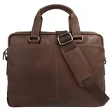 Bodenschatz Aktentasche echt Leder, braun
