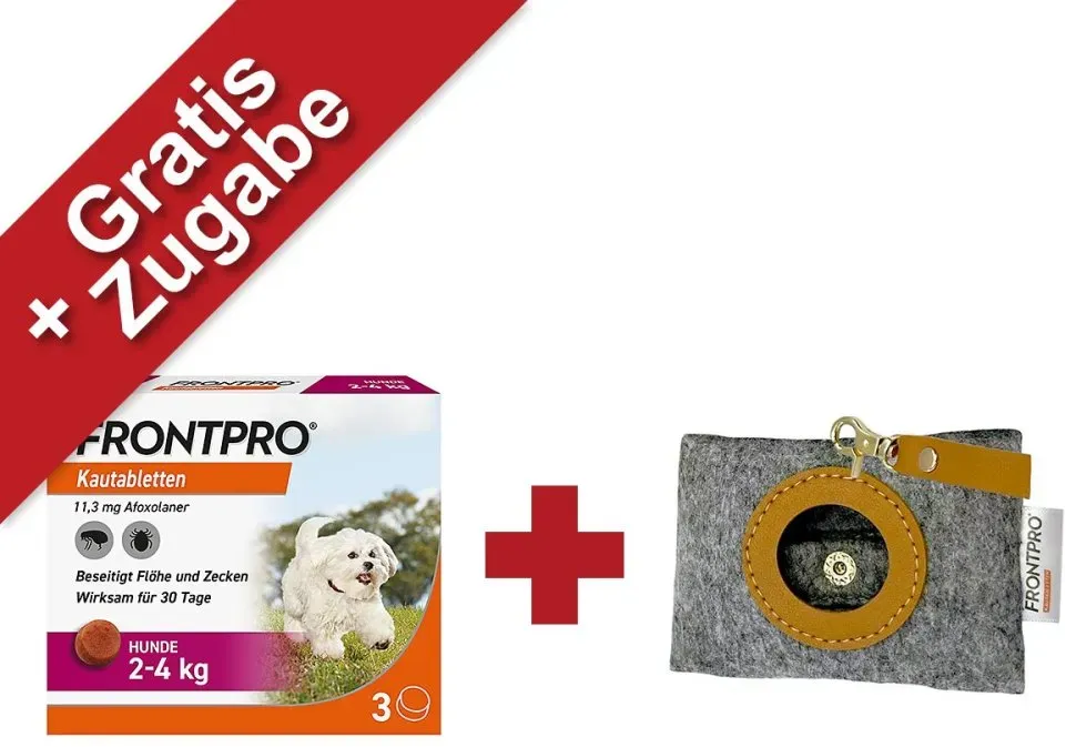 FRONTPRO Kautabletten Hund 2-4 kg