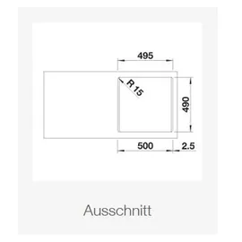 Blanco Naya 5 Silgranit anthrazit