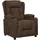 vidaXL Relaxsessel mit verstellbarer Rückenlehne Polyester 2 Getränkehalter 80 x 100 x 90 cm Braun