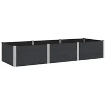 vidaXL Hochbeet 300 x 100 x 54 cm Schwarz