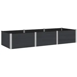 vidaXL Hochbeet 300 x 100 x 54 cm Schwarz