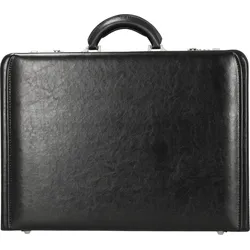 D&N Tradition Business - Aktenkoffer 44 cm erw. Leder (schwarz)
