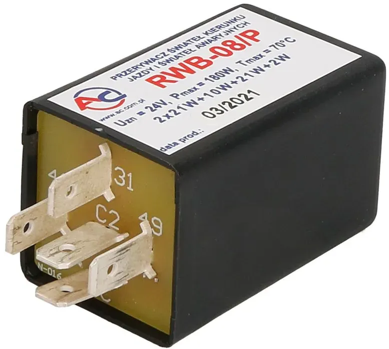 Knipperlichtunit AC AC RWB-08P/24V