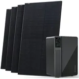 solarway All In One Balkonkraftwerk 2000 W / 500 W inkl. 5,1 kWh Marstek Jupiter E 5120 Speicher ohne Halterung