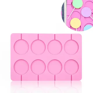 RAMGLYO Silikon Lollipop Formen, Schokoladenlutscher Formen, Lollipopstiften, Geeignet für die Herstellung von Lutschern, Pralinen