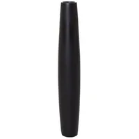 Vivanno Bodenvase Standvase f. Deko-Zweige Fiberglas Schwarz Matt ISONDRA 80