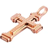 Kettenanhänger ADELIA ́S "Unisex Anhänger – Kreuz Kreuzanhänger aus Edelstahl", gold, Schmuckanhänger, Damen, Edelstahl, Kettenanhänger, Geschenkidee: zeitlos und vielseitig