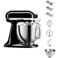 KitchenAid 4,8 L 5KSM185 Artisan Küchenmaschine Pastalover 3er Nudelwalzenset