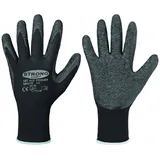 strongHand Finegrip Handschuh Nylon Schrumpflatex schwarz CAT 2