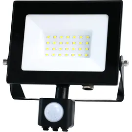 Heitronic Außenstrahler Aluminium 16,7 cm mit Bewegungsmelder schwarz