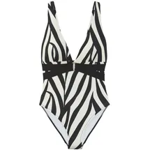 French Connection Badeanzug Louise Schwarz/Creme 40 Cup C/D