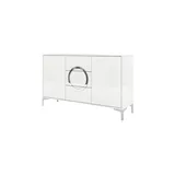 Novel Highboard 120 x 114 x 40 cm Weiß
