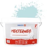 Farbklecks24 Meisterweiß Color, Wandfarbe Blau 6-1 (10L),(versch. Farben),hohe Deckkraft