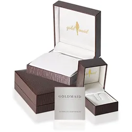 goldmaid Ohrstecker silberfarben Weißgold 375