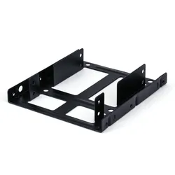 CSL Festplatten-Einbaurahmen, 3,5` (8,89 cm) Doppel-Einbaurahmen für 2x 2,5` Festplatten mit Zubehör