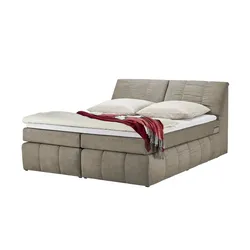 Boxspringbett  Lady , beige , Maße (cm): B: 191 H: 109