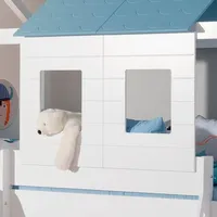 Paidi Fensterpaneel Tiny House 2er Set Dekor Weiß