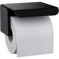 toilettenpapierhalter ohne Bohren toilettenpapierhalter Schwarzes modernes Design, stark haftend und rutschfest.
