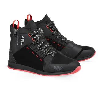 IXON Freaky Wp Motorradschuhe - Black / Red / White - EU 45