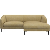 FLEXLUX Ecksofa »Belle«, gelb