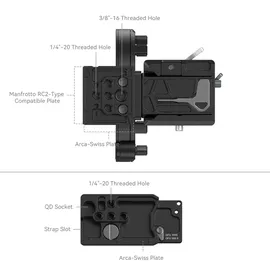 SmallRig 4305 Drehbare Montageplatte