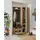 HBZ Garderobenschrank Volano 114 x 197 x 40 cm Schwarz Eiche