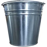Bradas Baueimer verzinkt 5L Wasser- Garten- Zink- Abfall- Futtereimer J5314