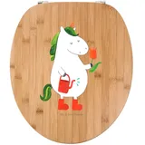 Mr. & Mrs. Panda WC-Sitz Einhorn Gärtner, Klobrille, Transparent, Klobrille, WC Sitz, Lebenslu (Packung, 1-St)