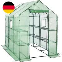 LARMNEE Gewächshaus, Foliengewächshaus, Tomatenhaus, Begehbares Tomatengewächsha