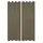 HOMEbasics Home WOHNIDEEN Vorhang 53350 Ösenschal doppelpack Atlantik blickdicht, 235x140 cm (2 St), Ösen, blickdicht, 100% Polyester grau