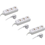 Meister Steckdosenleiste 3-fach - 3er Set - 5 m Kabel - weiß - IP20 Innenbereich / Steckerleiste / Mehrfachsteckdose / Tischsteckdose / Tido 3-fach / 7430470