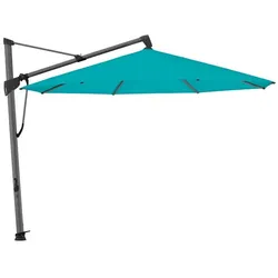 Glatz Ampelschirm Sombrano S+ ø 350 cm Polyacryl Blau Lagoon