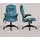 Vinsetto Chefsessel Kunstleder Blau