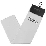 PearlGolf Waffle Towel - Microfaser-Golfhandtuch, Weiß