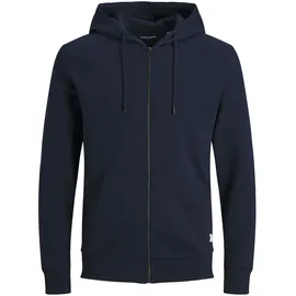 JACK & JONES Basic Reißverschlusspullover Navy Blazer / Regular Fit XS