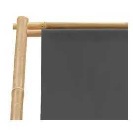 vidaXL Gartenstuhl Liegestuhl 65,1 x 139 x 93 cm dunkelgrau 1 St.