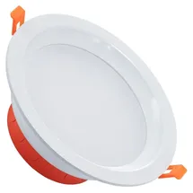 LEDKIA Einbaustrahler 16W Rund Weiß/Aluminium