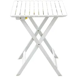 Sedex Klapptisch Bistro weiß gewischt 58x58cm